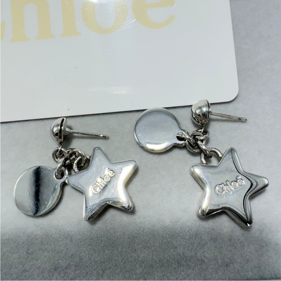 Chloe Pierced Star Earrings - Picture 3 of 3